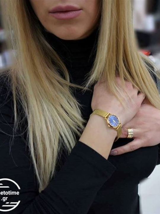 Intima Moda Ρολόι Μπαταρίας με Μεταλλικό Μπρασελέ