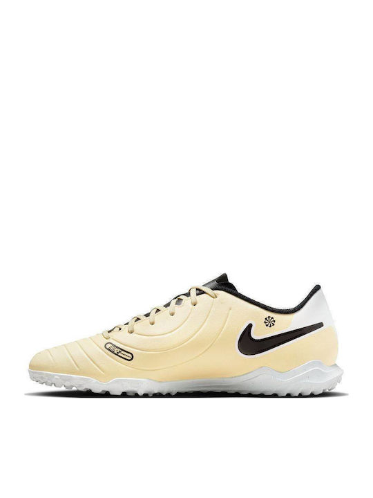 Nike Tiempo Legend 10 Club Football Shoes with Molded Cleats Lemonade / Metallic Gold Coin / Black