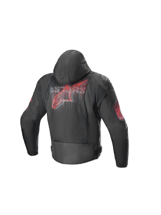 Alpinestars Zaca Iarnă Bărbătesc Jachetă de Motocicletă Impermeabil Negru