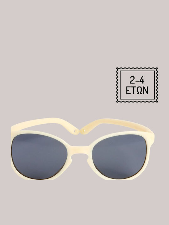 Kietla Γυαλιά Ηλίου Wazz 2-4 Ετών - Wayfarer Ivory