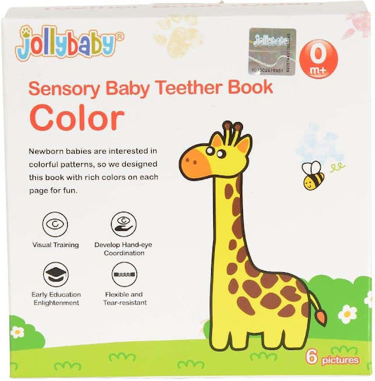 Jollybaby Βιβλίο Δραστηριοτήτων από Ύφασμα για Νεογέννητα