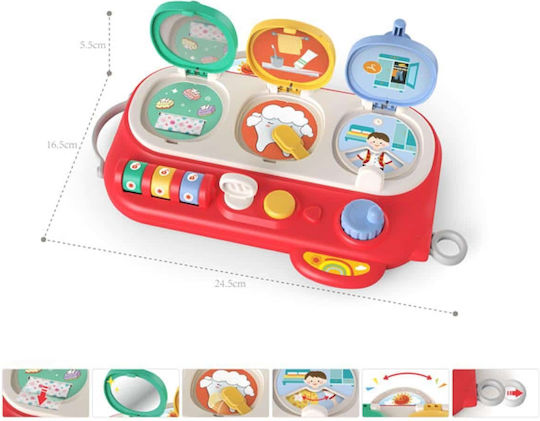 Huanger Baby Toy made of Wood with Music and Light for 18++ Months