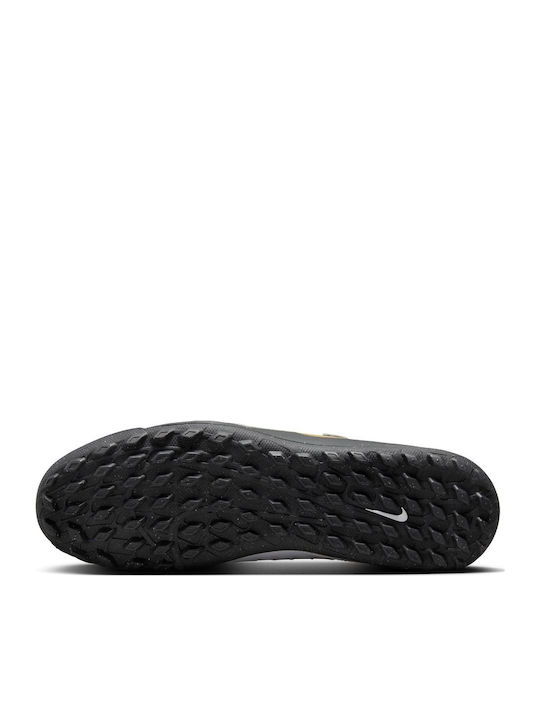 Nike Phantom GX II Club Football Shoes with Molded Cleats White / Metallic Gold Coin / Black