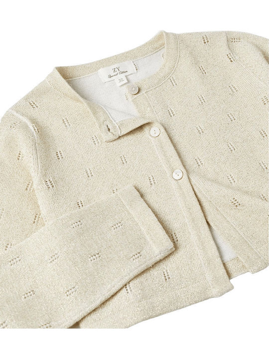 Kinderstrickjacke Goldene