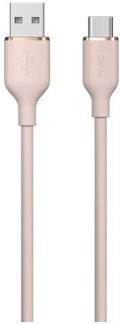 Devia USB Typ-C Kabel Serie USB 2.0 mit USB-A Terminal Rosa 1,2m