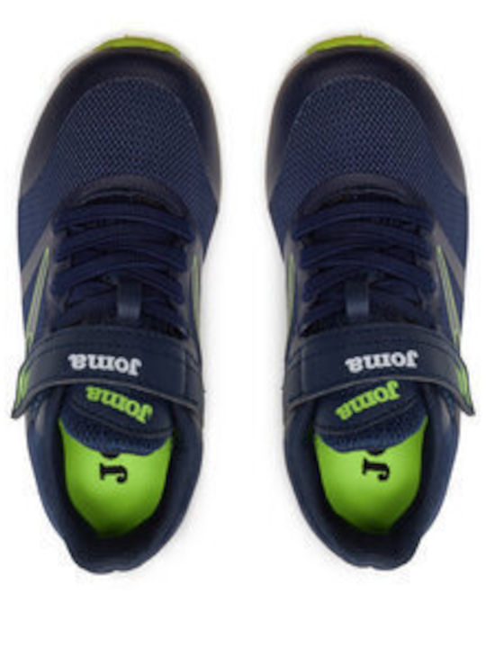 Elite Jr Παιδικά Sneakers με Σκρατς Navy Μπλε