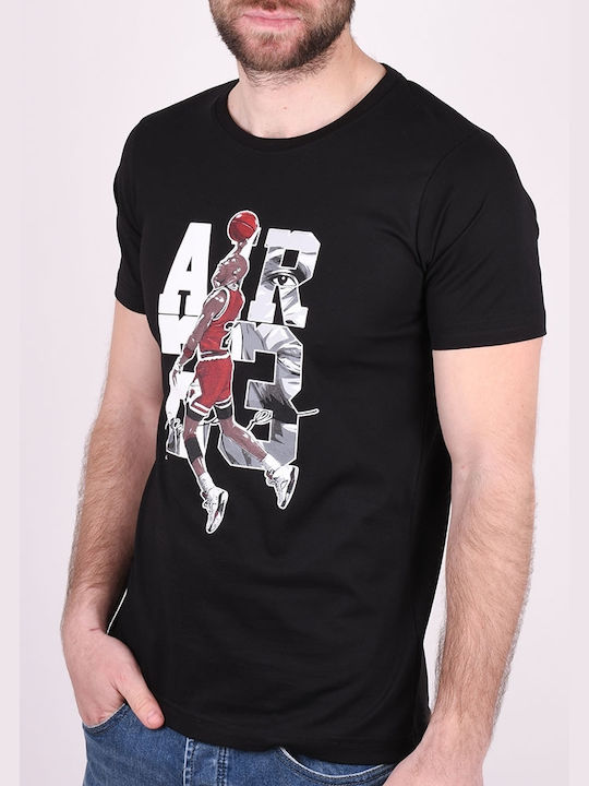 New Wave Herren T-Shirt Kurzarm BLACK