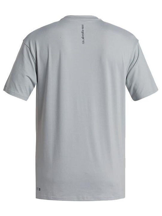 Quiksilver Everyday Surf Men Short Sleeve Sun Protection Shirt Gray