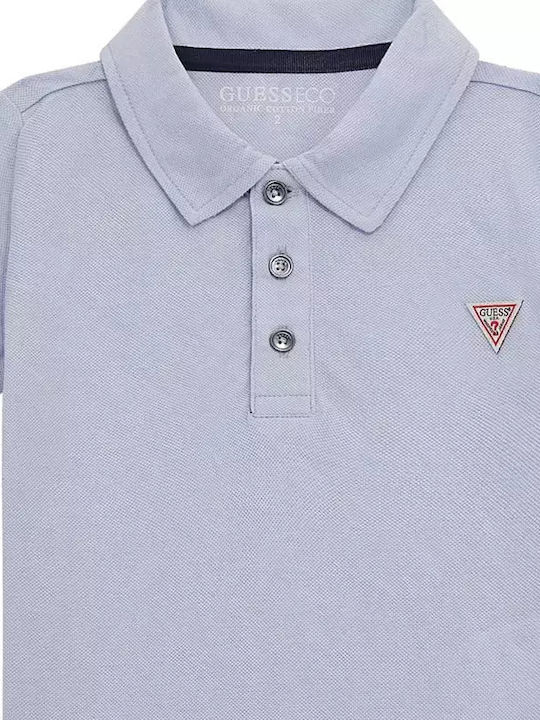 Guess Kinder Polo Kurzarm Blau