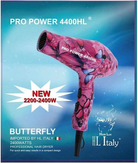 Hairlux Italy Super Hot Hl 4400 Επαγγελματικό Πιστολάκι Μαλλιών 2400W