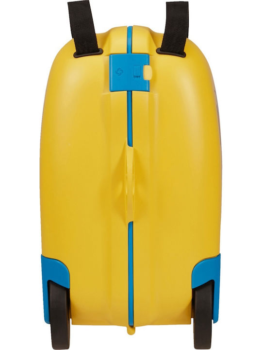 Samsonite Dream2go Kids Cabin Hard Yellow Suitcase With 4 Wheels Height 38cm