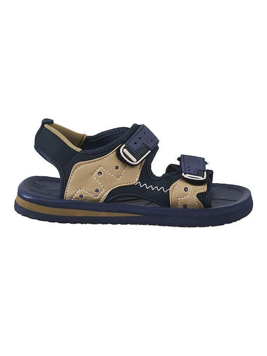 Mitsuko Damen Flache Sandalen in Blau Farbe