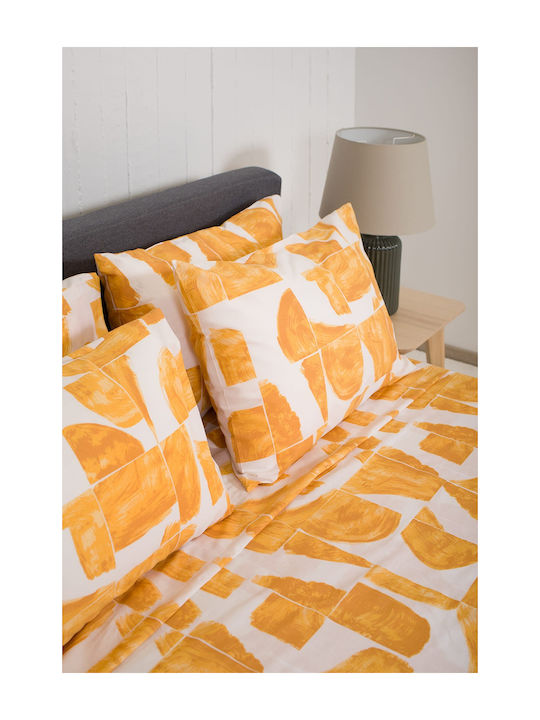 Viokarpet Sheet Sets King Size 270x280cm. Nordic 855 Malmo Gold 4pcs