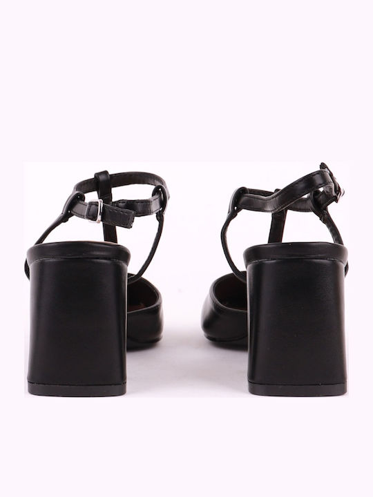 Black Heels with Strap