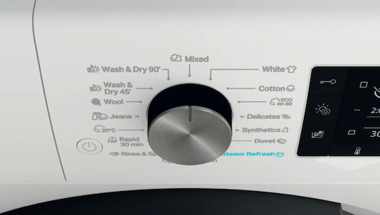 Whirlpool Washer Dryer 10kg/7kg Steam 1600 Rounds