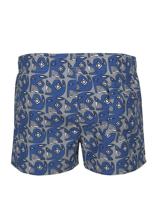 BENIBECA MEN'S SHORT EYE KERO WITH GREY-BLUE PATTERN