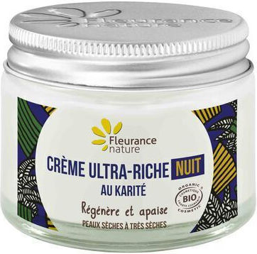 Fleurance Nature - Shea Butter Нощен Крем с Богата Текстура 50мл