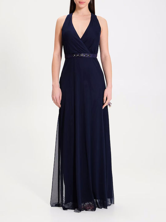 Rinascimento Maxi Dress Navy Blue