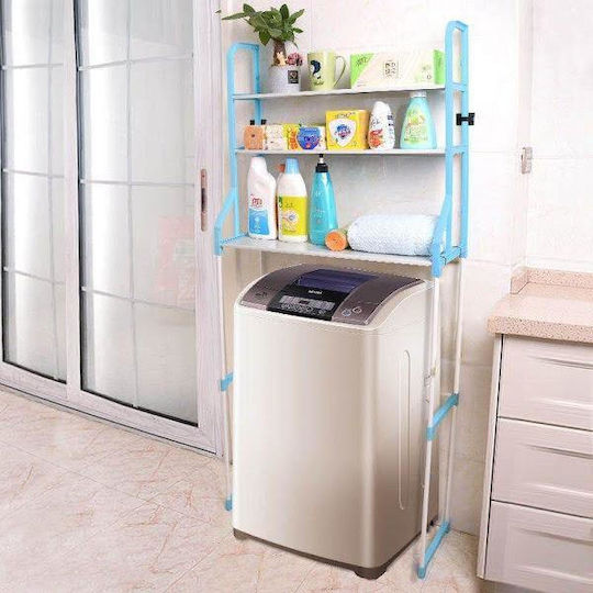 Wall Mounted Bathroom Shelf Plastic Blue