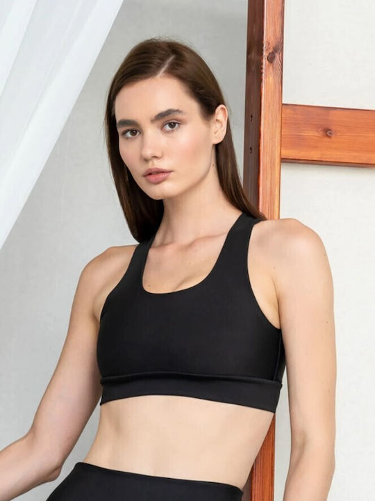 Lismina Women's Bra without Padding Black