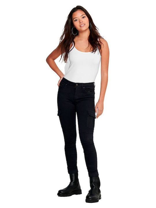 Baumwolle Damen T-Shirts Schwarz 2Pack