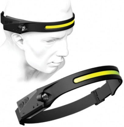Lanternă Reîncărcabilă de Tip Cască LED IPX4 cu Luminozitate Maximă 350lm 5 Bucăți
