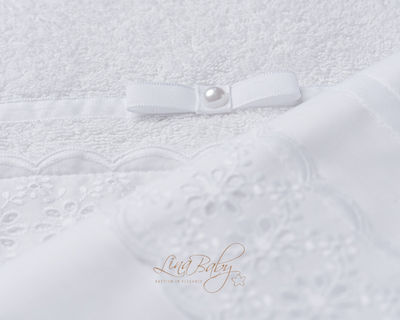 Lina Baby Christening Oilcloths Set White