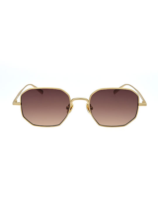 Common Sense Women's Sunglasses with Gold Frame CS013