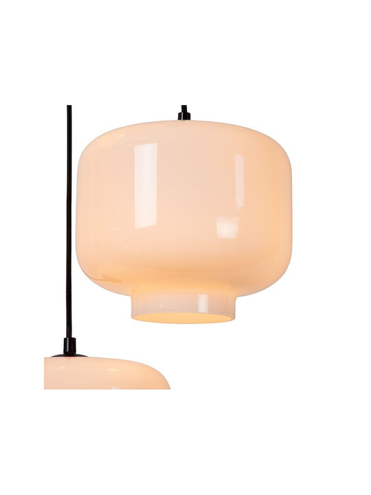 Lucide Lightning Pendant Light Beige with Socket E27