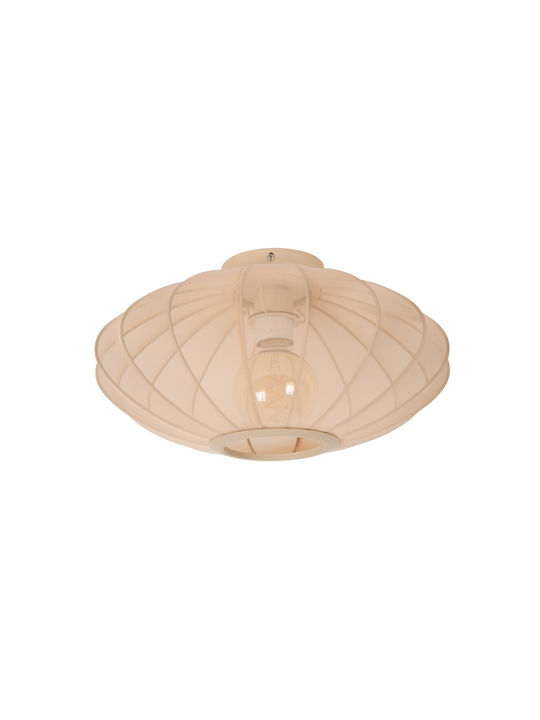 Lucide Lightning Ceiling Mount Light Beige with Socket E27