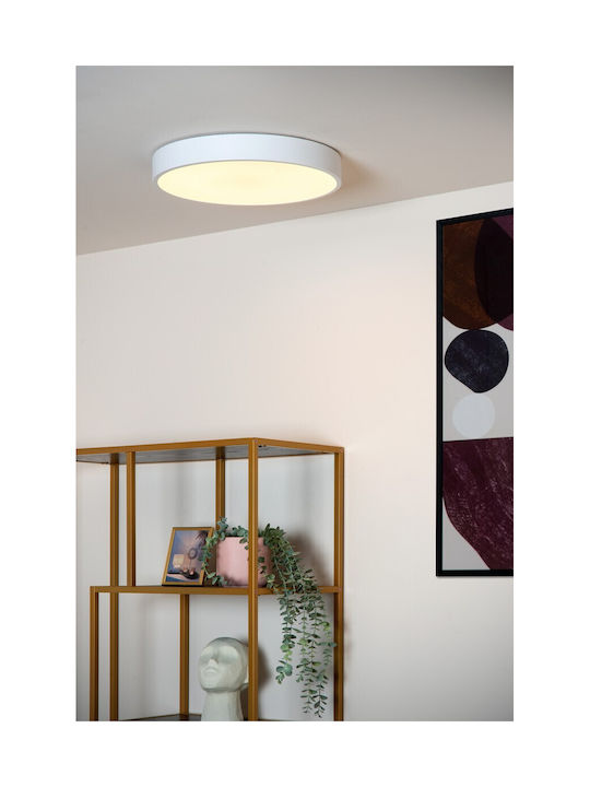 Lucide Lightning Plafonieră de Tavan Albă cu LED Integrat