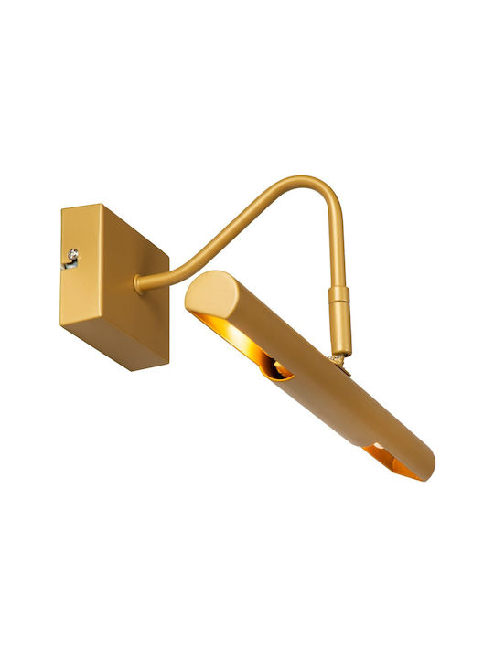 Lucide Lightning Φωτιστικό Τοίχου με Ντουί G9 Χρυσό