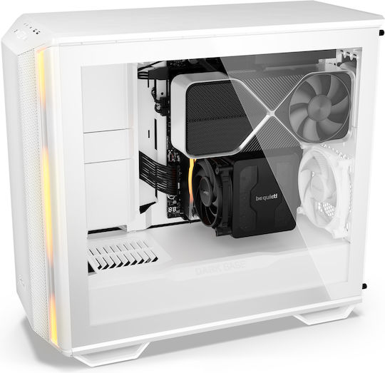 Be Quiet Dark Base 701 Gaming Full Tower Κουτί Υπολογιστή με Πλαϊνό Παράθυρο και RGB Φωτισμό Λευκό