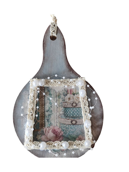 Kallisti Glass Decorativ de Spațiu din Lemn 1buc