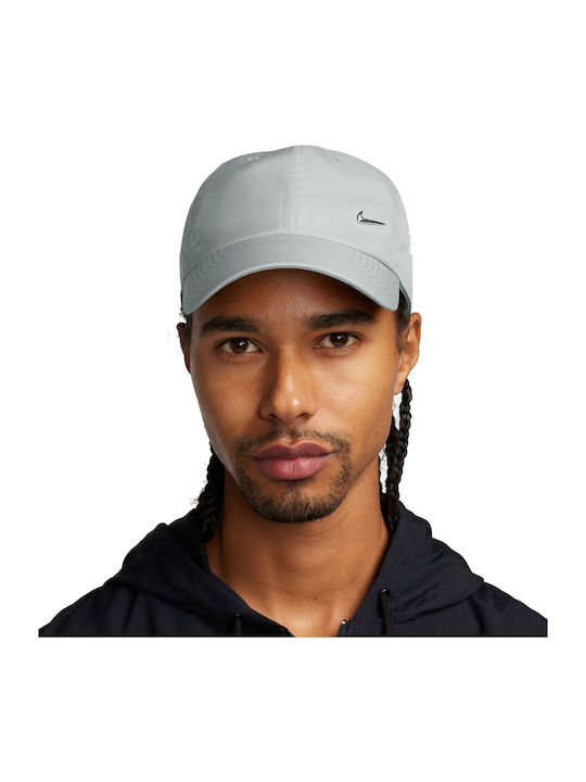 Dri-Fit Club Metal Swoosh Jockey Gray