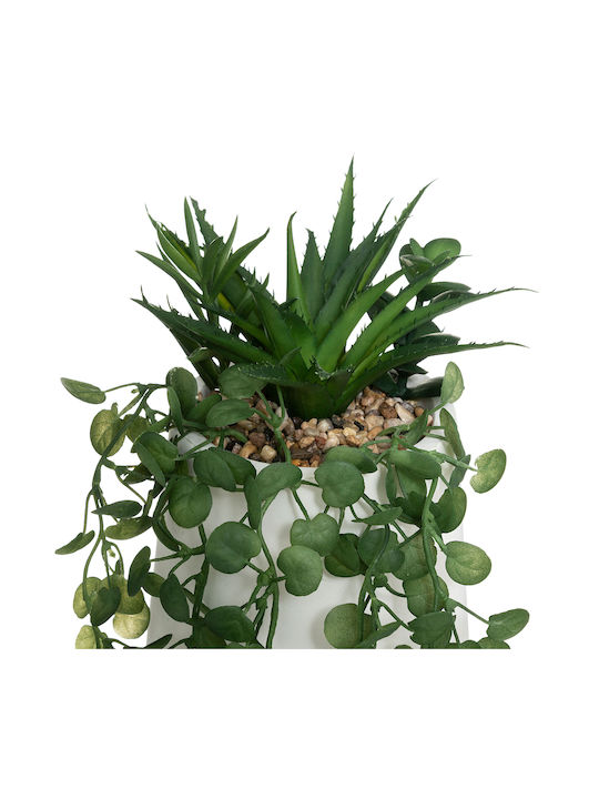 Artpol Artificial Plant in Small Pot White 33cm