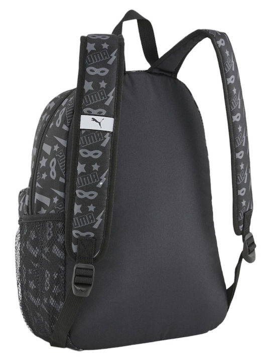 Puma Phase Small Schulranzen Rucksack Junior High-High School in Schwarz Farbe 13Es