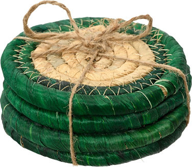 Kaemingk Rund Untersetzer Hölzernes 10cm 4Stück Kaemingk Rund Untersetzer Hölzernes 10cm 4Stück