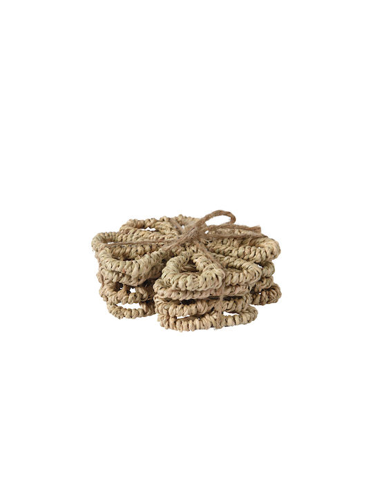 Kaemingk Rotund Suporturi pentru pahare Lemn 12cm 4buc