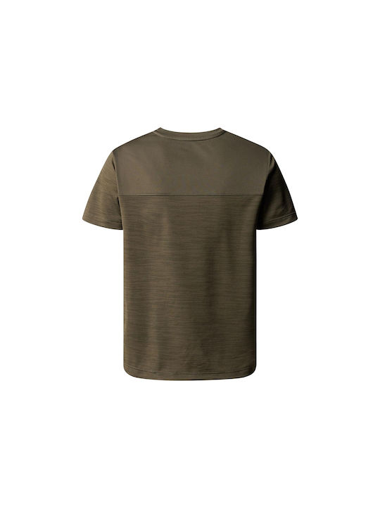 The North Face Kinder-T-Shirt Khaki Never Stop