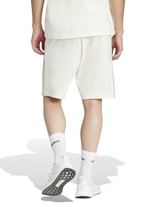Adidas Essentials Αθλητική Ανδρική Βερμούδα Λευκό