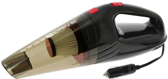 Swiss Drive Aspirator de mână pentru mașină Lichide cu Putere 120W & Cablu de brichetă auto 12V