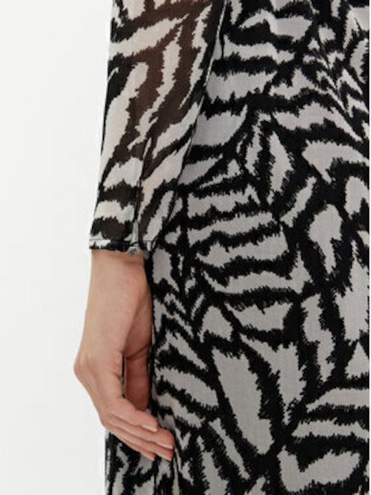 Rochie Midi Semișie Negru