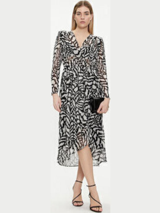 Rochie Midi Semișie Negru