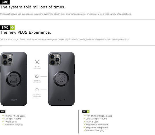 SP Connect Spc+ Калъф за Телефон Samsung Galaxy S20 за Стойка за Мотор