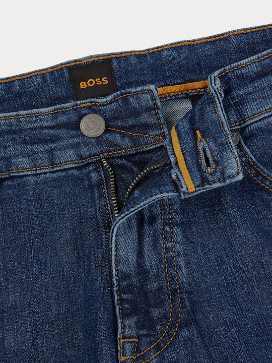 Ανδρικό Παντελόνι Τζιν με Slim Εφαρμογή DenimBlue