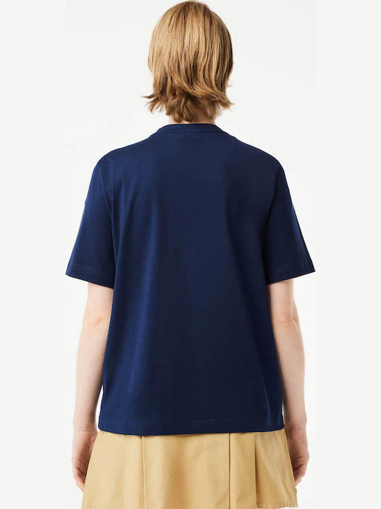Lacoste T-Shirt Navy Μπλε
