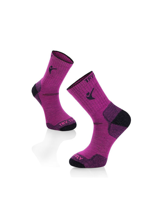 Try to Fly Fuchsia Socken