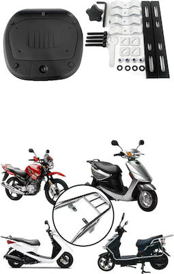 Tpster Motorrad-Topcase 36Es Schwarz