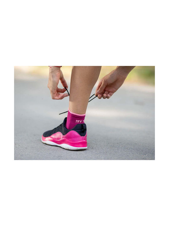 Try to Fly Running Κάλτσες Ροζ